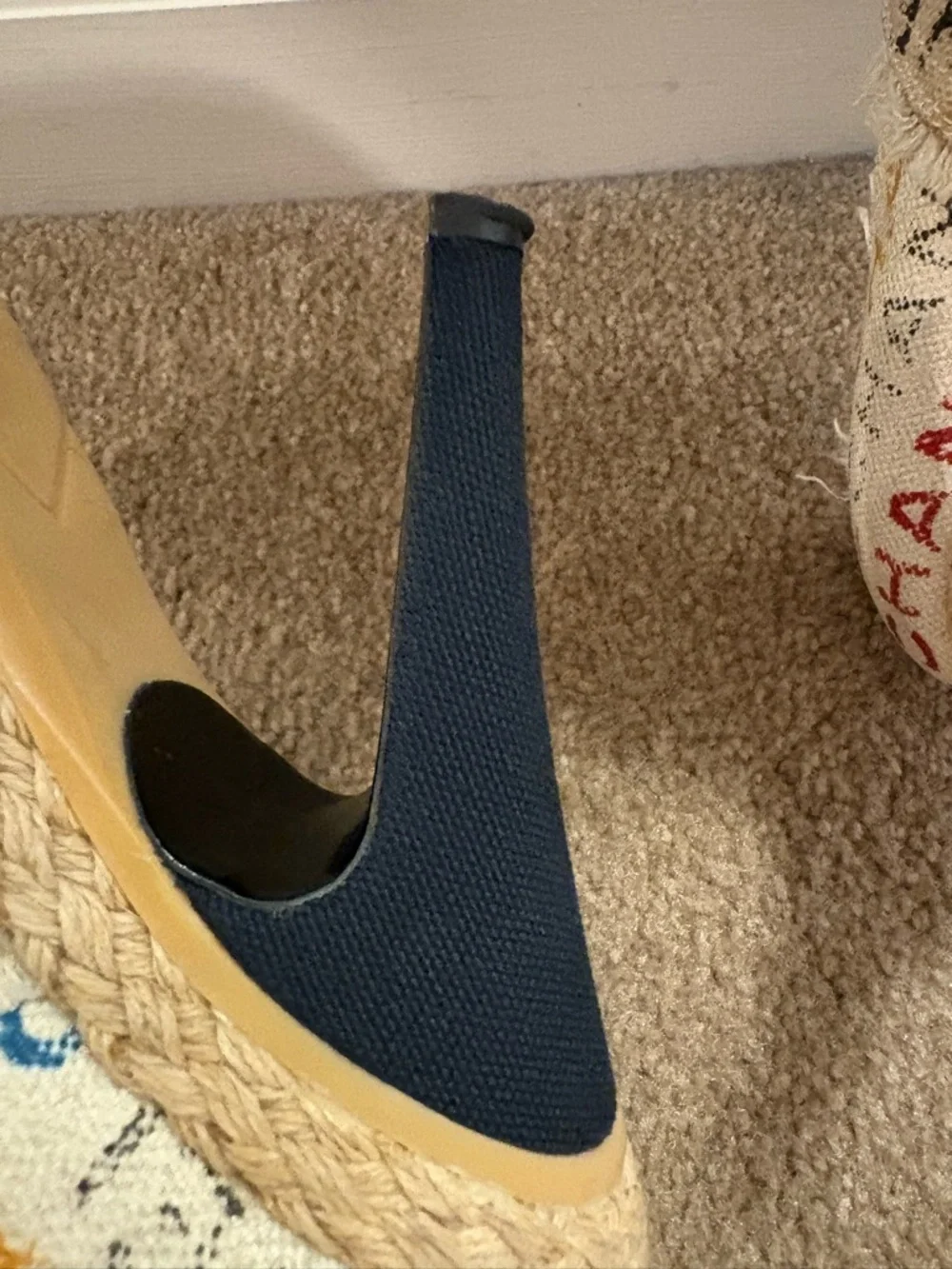 CHANEL Multicolor Graffiti Logo Espadrille with Cap Toe - Picture 10 of 12